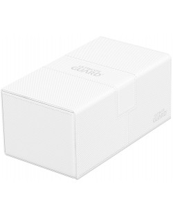 Κουτί για κάρτες και αξεσουάρ Ultimate Guard Twin Flip`n`Tray XenoSkin - Monocolor White  (200+ τεμ.)